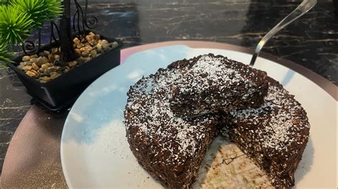 Havermout Cacao En Bananen Maak Een Heerlijk Dessert Zonder Suiker En