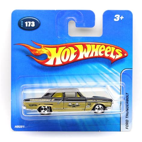 Hot Wheels Ford Thunderbolt Mainline Novo Lacrado Pintura Lateral Conforme Foto
