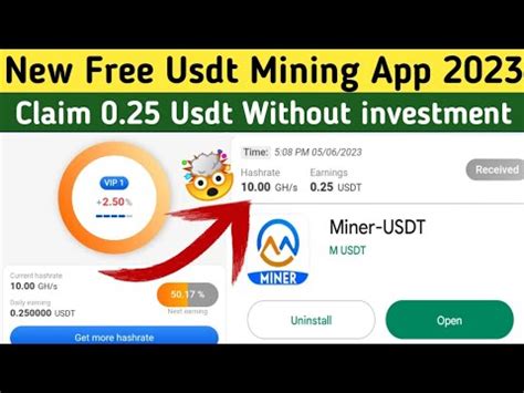 Miner Usdt App Payment Proof New Usdt Mining App Free Usdt