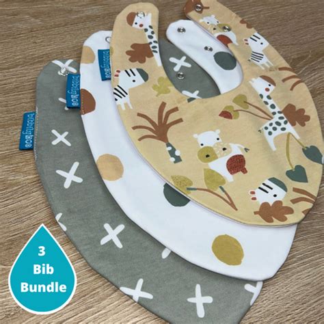 Bibbilyboo Award Winning Waterproof Dribble Bibs For Teething