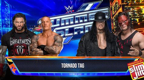 ROMAN REIGNS RANDY ORTON VS UNDERTAKER KANE YouTube