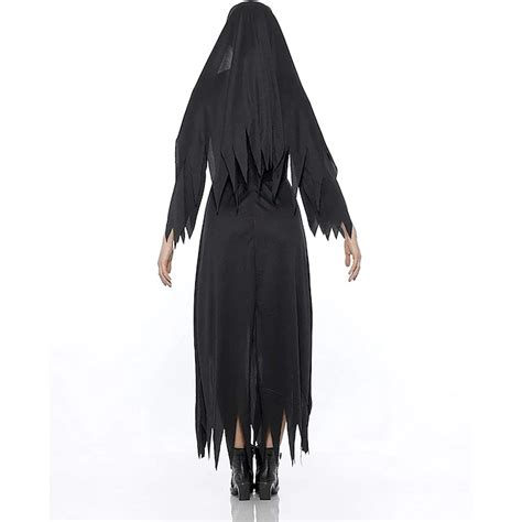 Nun Cosplay Costume Party Costume Adults Womens Outfits Scary Costume