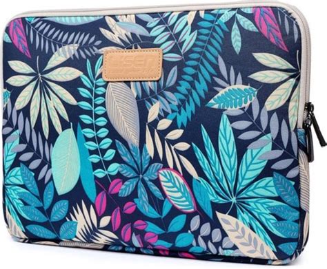 Lisen Dames Laptop Sleeve 14 Inch Blauw Blauw Forest