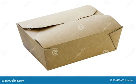 Cardboard Box For Food Stock Image Image Of Convenience 156909625