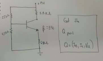 Solved Find Ib I And Vce Chegg