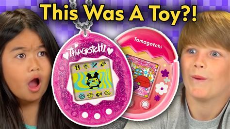 Kids React To The Original Tamagotchi Kids React Youtube