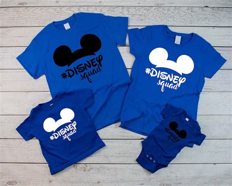 Disney Squad Shirts Disney Family Shirts Disney Group - Etsy