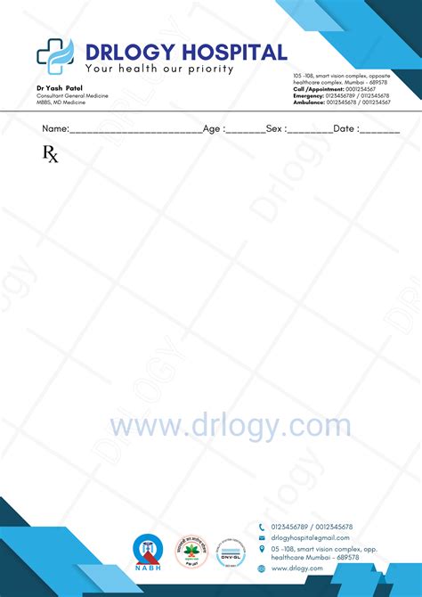 10 Best Tips For Hospital Letterhead Design With Templates Drlogy