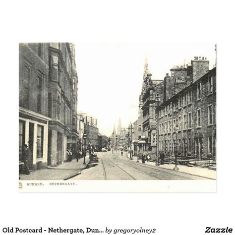 Old Postcard Nethergate Dundee Dundee University Auld City House