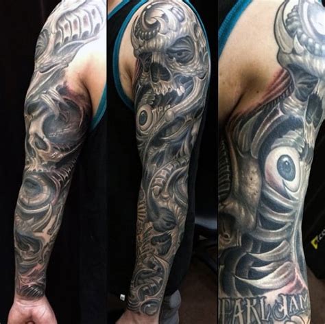 Skull Sleeve Tattoos For Men Masculine Design Ideas