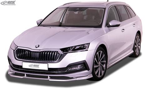 Front Spoilers Rdx Front Spoiler Vario X For Skoda Octavia Iv Nx