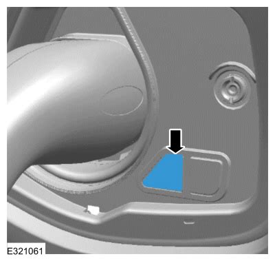 Ford Escape General Procedures Charge Cord Lock Manual Release