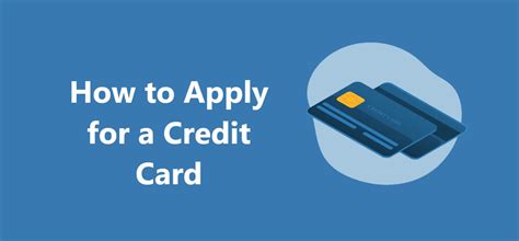 How To Apply For A Credit Card Credithita