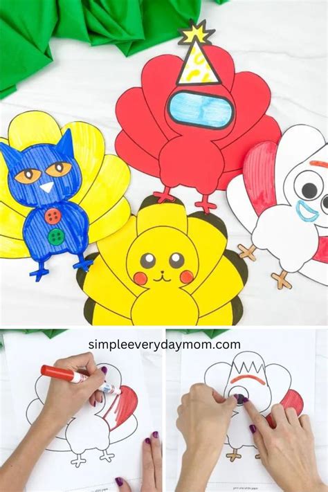 Turkey In Disguise Project Printable Fun Imaginative Play Momdot Artofit