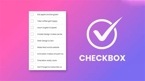 How To Style Checkbox In CSS CSS Checkbox