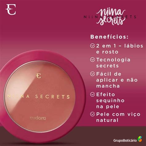 Blush Go Niina Secrets Amora Secreto G Eudora Mercadolivre