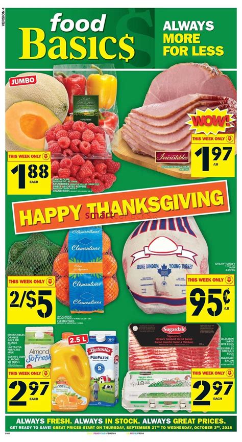 Food Basics Canada Flyers