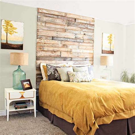 Stunning Wood Pallets Headboard To Feel Wow