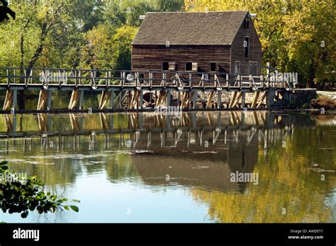 The Mill At Philipsburg Manor Sleepy Hollow New York Usa Stock Photo