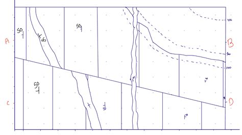 Solved I Need A Geological Cross Section From A B And Then Chegg