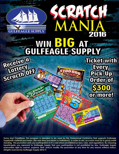 Scratch Off Mania Flyer For Year Long Promo 32 Flyer Designs For A