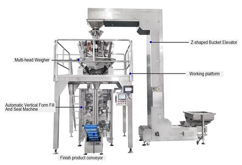 Automatic Doritos Nacho Cheese Flavored Tortilla Chip Multihead Weigher