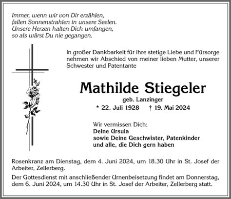 Gedenkkerzen von Mathilde Stiegeler Allgäuer Zeitung