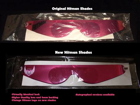 Vintage Hitman Wrap Around Shades Bret Hart Official Site Of Wwe Hall Of Famer Bret The