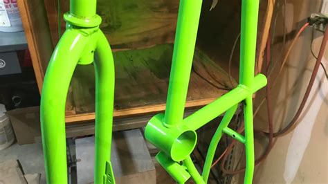 Powder Coating Bicycle Frames Youtube