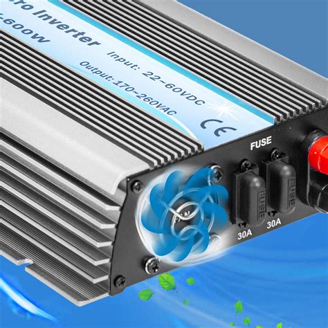 Vevor Mppt Power Inverter 600 W Grid Tie Solar Wechselrichter Grid Tie