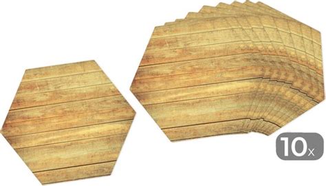 Onderzetters Hexagon Onderzetters Voor Glazen Plank Patroon