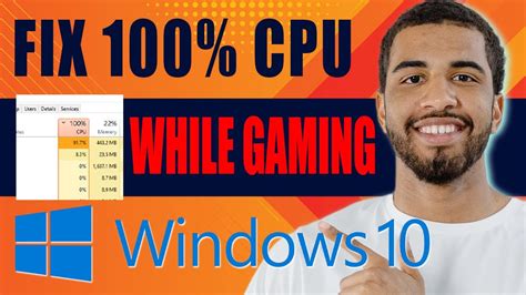 How To Fix 100 Cpu Usage Windows 10 While Gaming 2024 Youtube