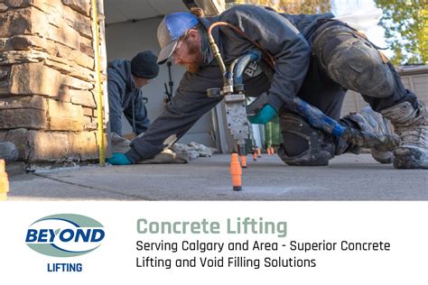 Concrete Lifting - Calgary - Beyond Foam - 16+ Years Experience