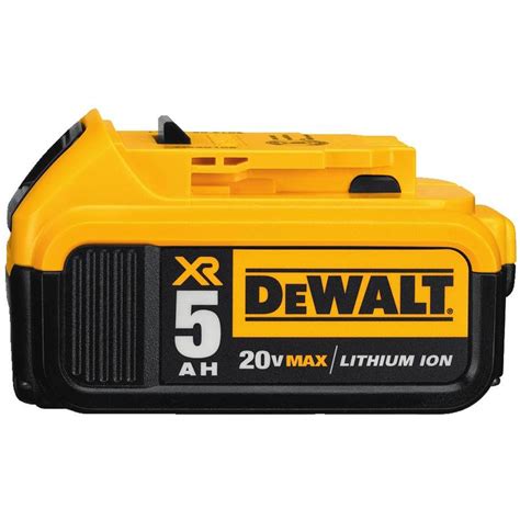 DeWalt DCB205 20V MAX Premium XR 5 0Ah Lithium Ion Battery Pack