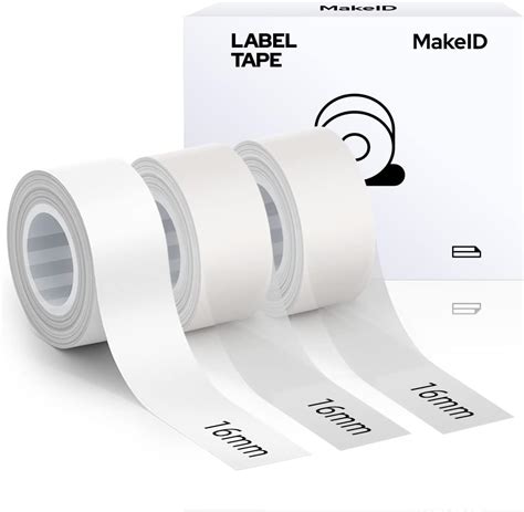 Makeid L Label Maker Tape Adapted Label Print Paper Refills Standard