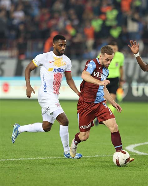 Trendyol Süper Lig Trabzonspor 0 Kayserispor 1 Maç sonucu