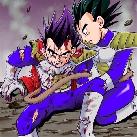 DBZ Vegeta and his brother | Dragon ball super art, Dragon ball artwork, Dragon ball z