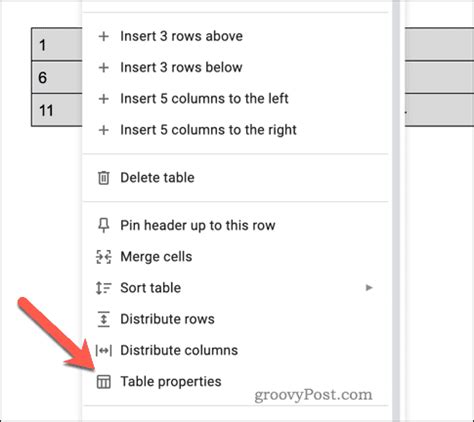 How To Add And Remove Table Borders In Google Docs