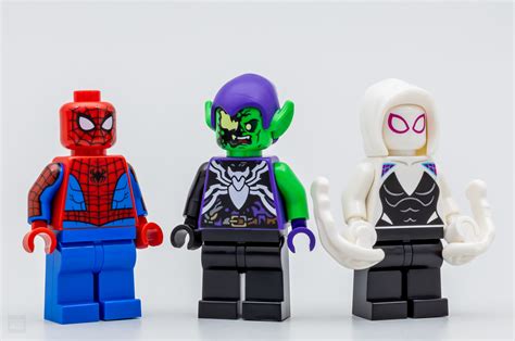 Très Vite Testé Lego Marvel 76279 Spider Man Race Car And Venom Green Goblin Hoth Bricks