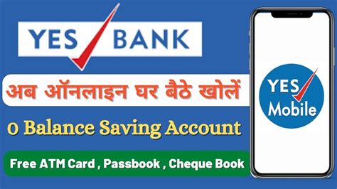 Yes Bank Online Zero Acccount Opening How To Open Zero Balance