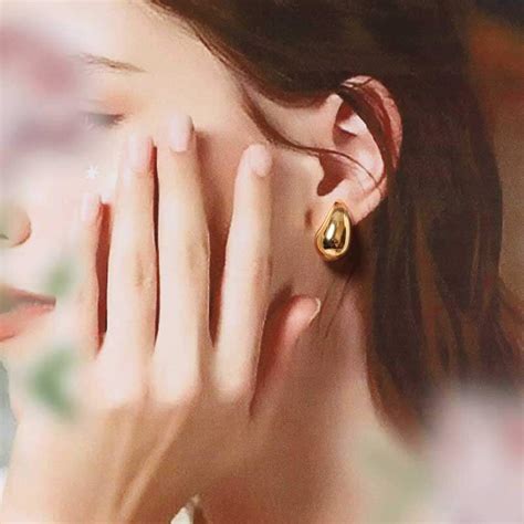 Chunky Gold Teardrop Earrings For Women Justop Fashion Jewelry