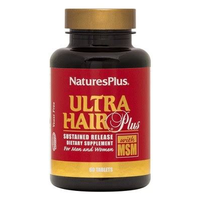 Ultra Hair Plus Sustained Release Tablets By Nature S Plus 60 Tablet