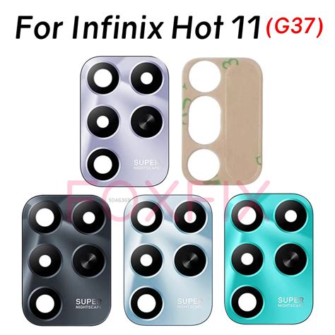 เลนสกลองดานหลง พรอมสตกเกอรกาว แบบเปลยน สาหรบ Infinix Hot 11