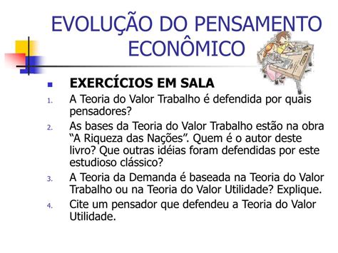 PPT EVOLUÇÃO DO PENSAMENTO ECONÔMICO PowerPoint Presentation free