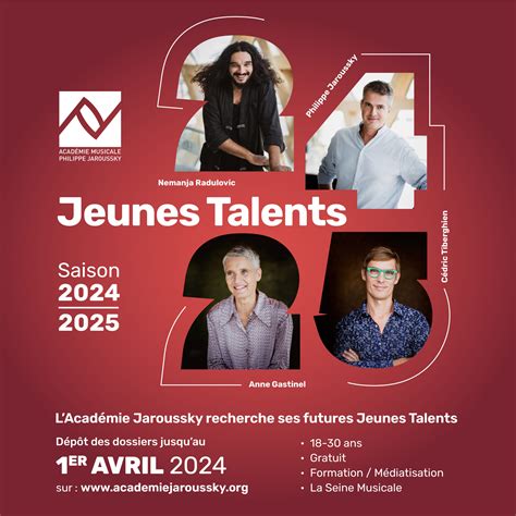 Communiqué de presse Recrutement des Jeunes Talents 2024 2025