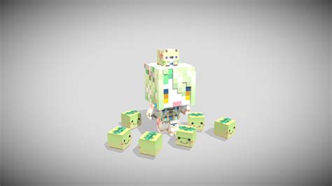 Hololive X Minecraft Fauna And Saplings 3d Model By The H Sapling