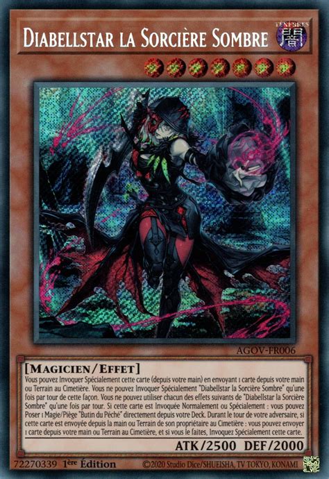 Diabellstar The Black Witch Yu Gi Oh Card Playin By Magic Bazar