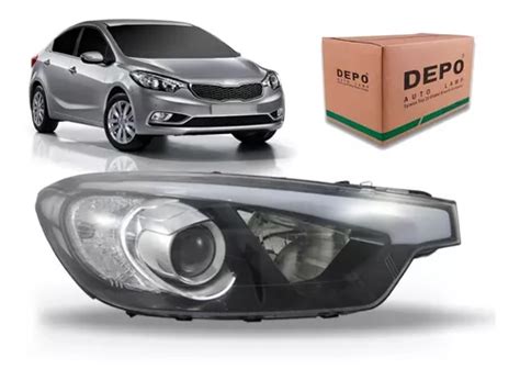 Farol Kia Cerato 2014 2015 2016 Sem Led Lado Direito Depo