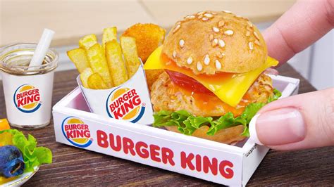 Awesome Miniature Burger King Recipe Yummy Tiny Grilled Chicken