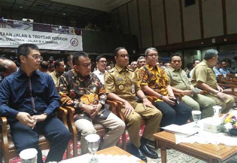 Penataan Trotoar Sudirman Thamrin Anies Baswedan Didesak Patuhi